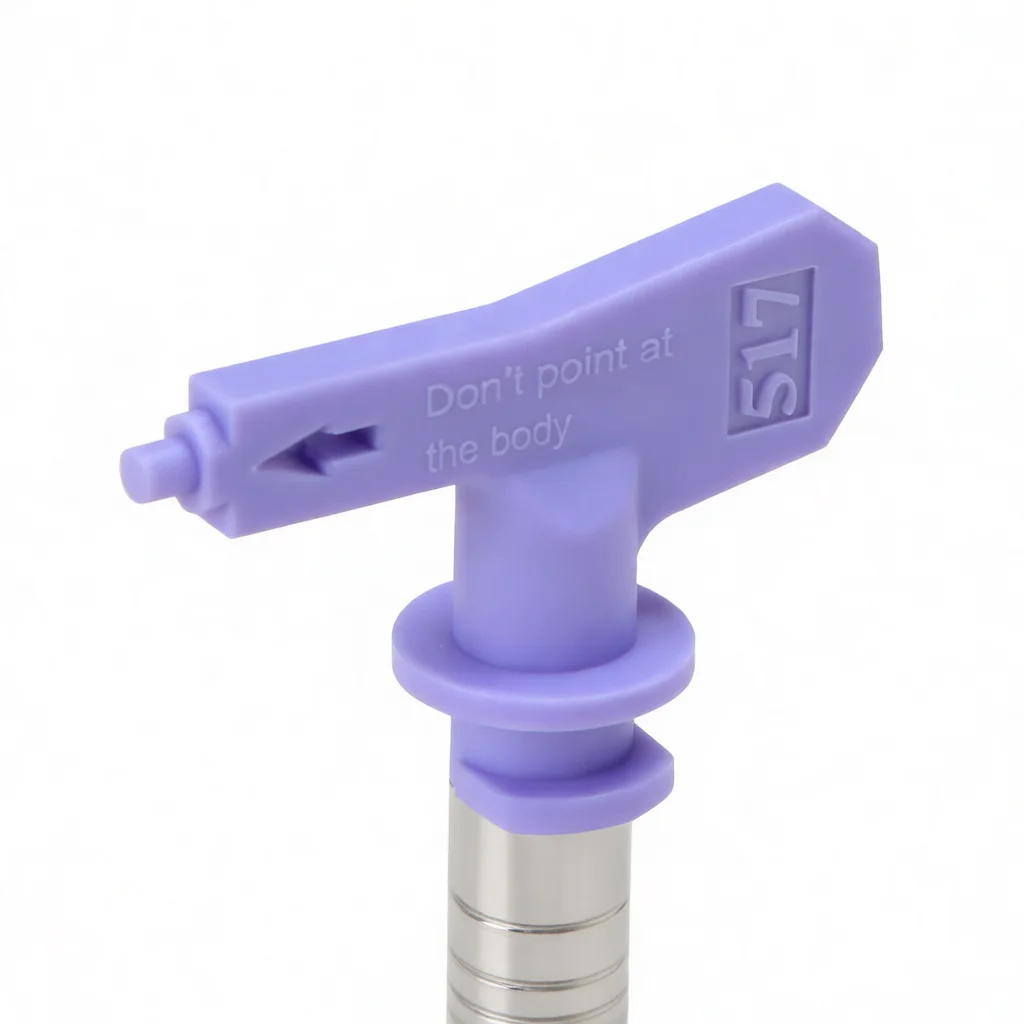 Professional Airless Spray Gun Nozzle Tip Replacement Parts Durable Tungsten Carbide Flat Fan Spray Pattern Accessory