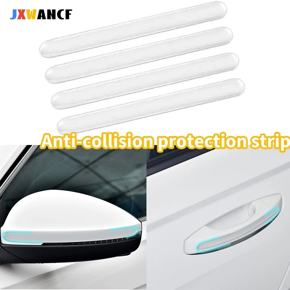 

JXWANCF Extended Car Door Bumper Strip Transparent Body Protector Anti-scratch & Anti-scuff Protective Strip Decoration Strip