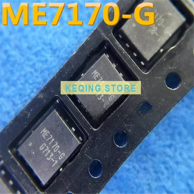 10PCS Used+Not NEW+Send after Measure ME7170-G Package PDFN-8 (5 * 6) Field Effect Transistor (MOSFET) 30V 90A2.6 mOhm