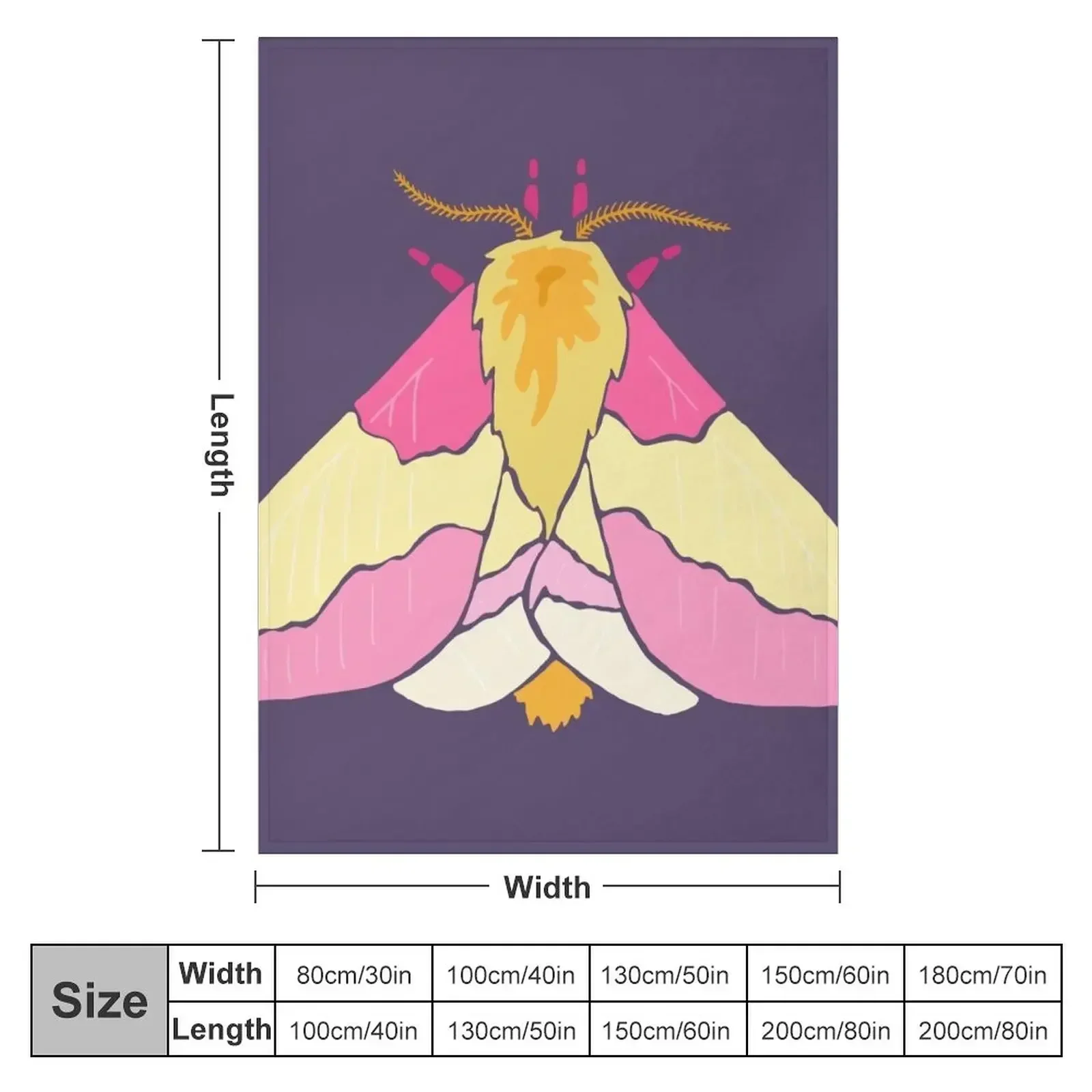 Rosy Maple Moth Throw Blanket Luxury Brand christmas decoration Tourist Blankets