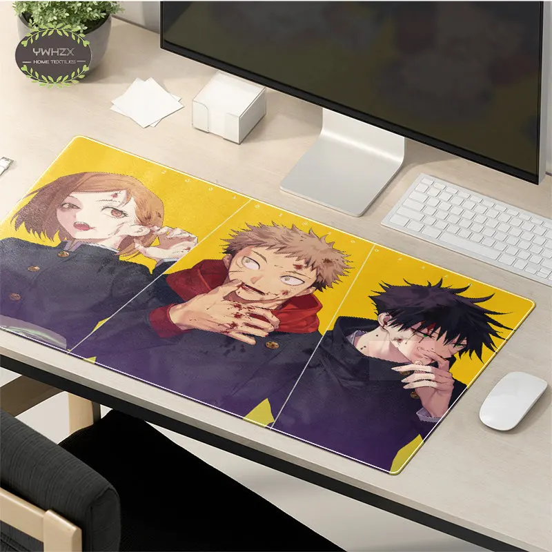 Jujutsu Kaisen Mouse Pad Laptop Mousepad for Gaming Rubber Table Mat Fashion Keyboard Computer PC Non-slip Office Desk Organizer