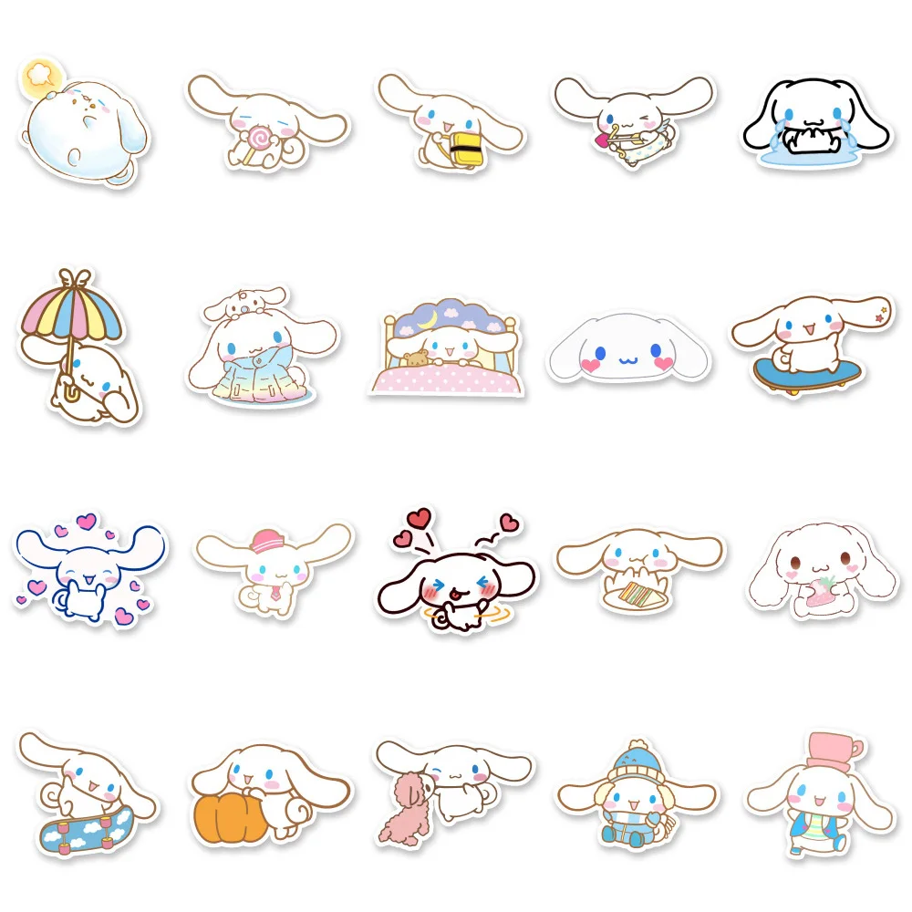 10/30/50 Stück Kawaii Sanrio Cinnamoroll Cartoon-Aufkleber Ästhetische Abziehbilder Spielzeug DIY Handy-Planer Laptop Niedliche Dekorations-Sticker – Detail 6