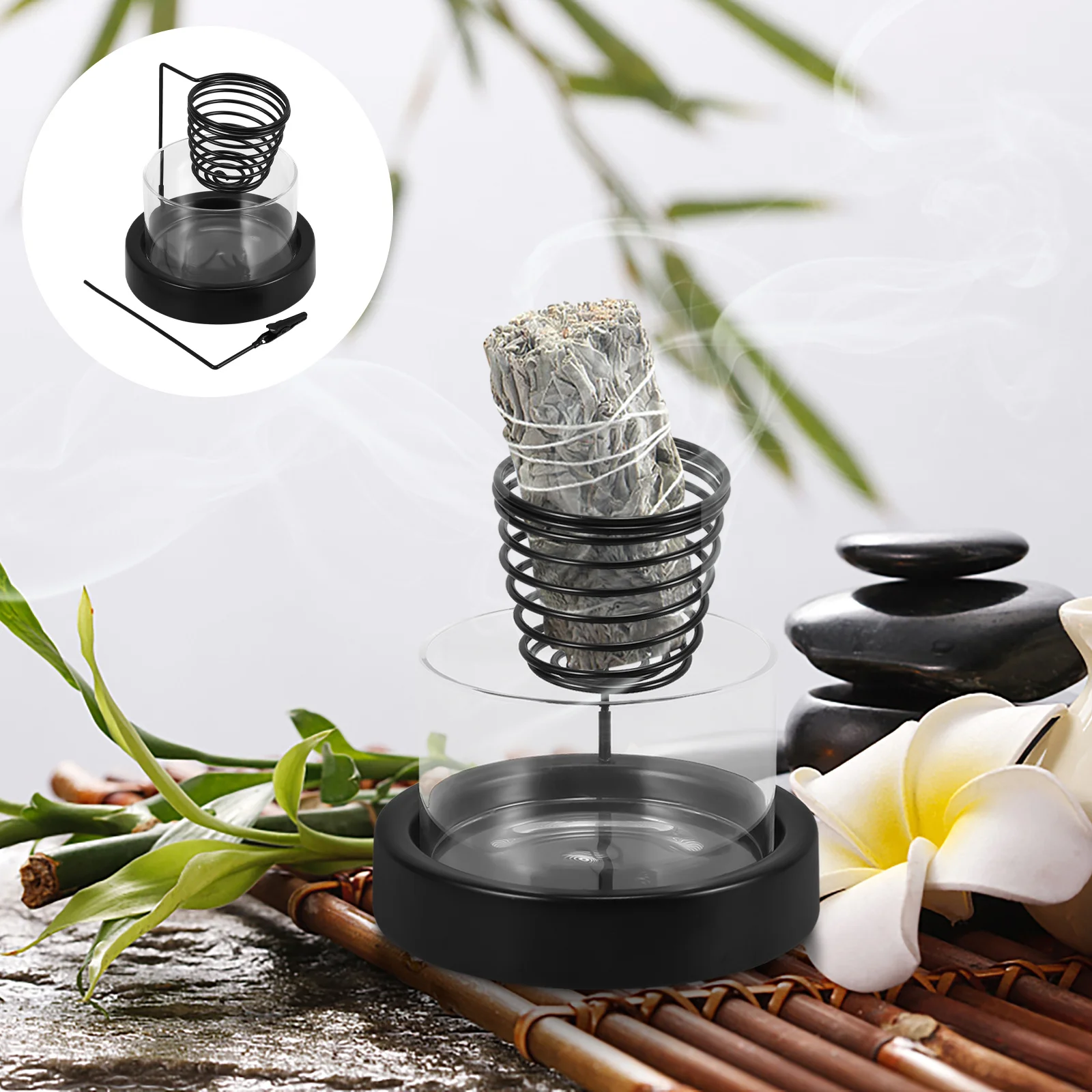 

Scented Wood Incense Holder Elegant Tray Ash Catcher Portable Aromatherapy Burning Stick Holder Decorative Desktop Home Decor