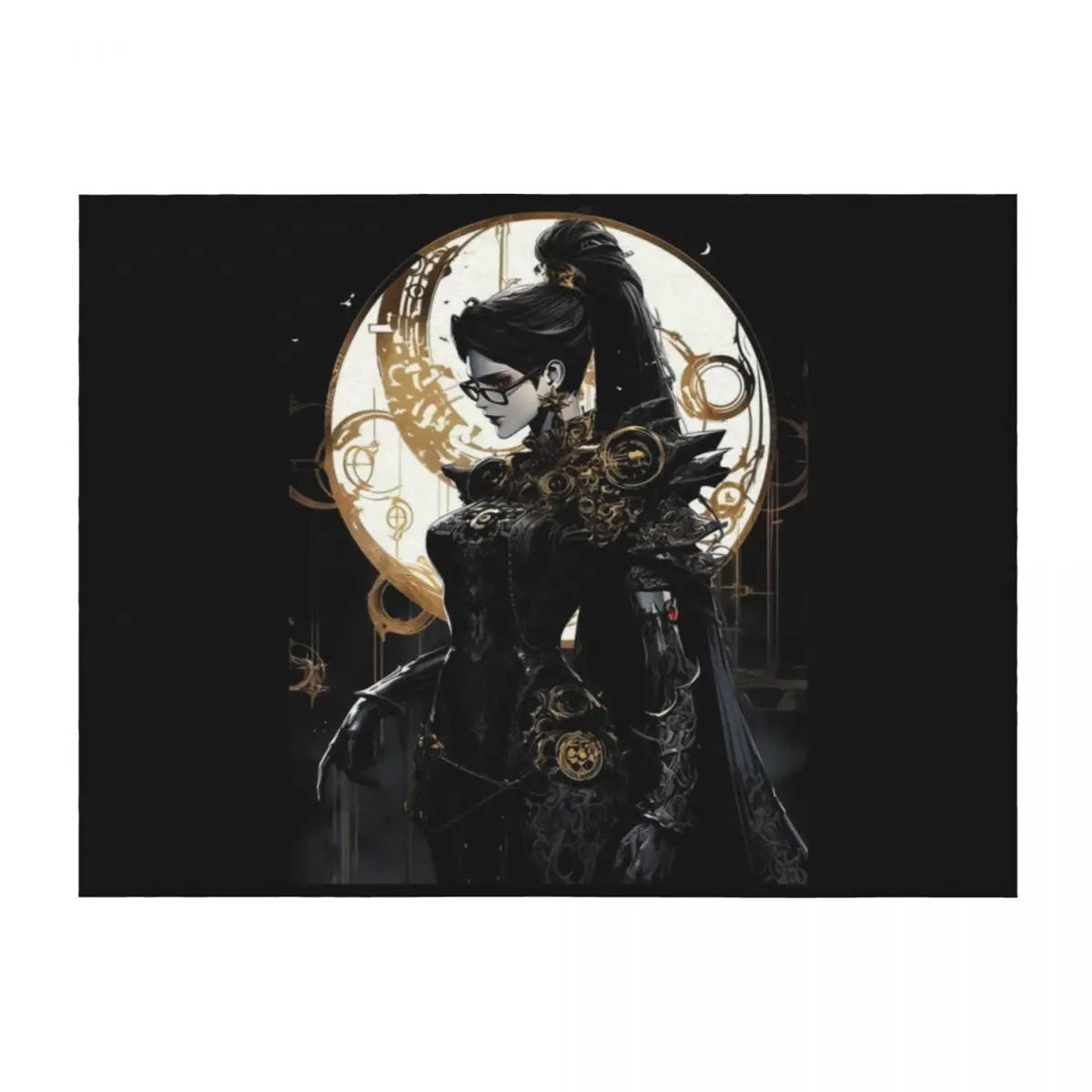 

Bayonetta - In The Shadows Throw Blanket Soft Beds Designers Stuffeds Sleeping Bag Blankets