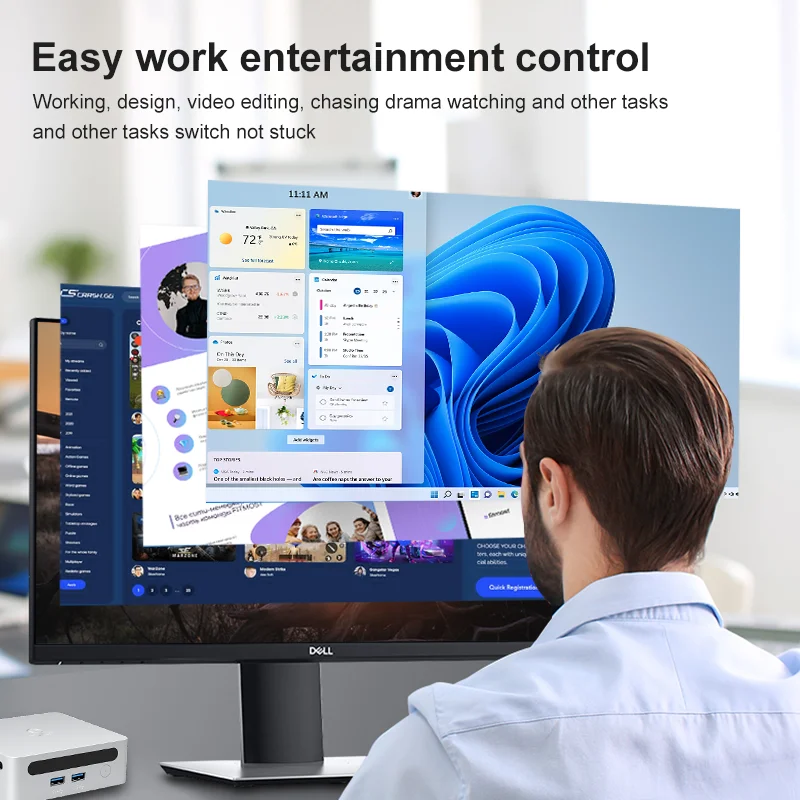 2023ใหม่คอมพิวเตอร์ขนาดเล็ก AMD Ryzen 5 7530U ซีพียู2.0กิกะเฮิร์ตซ์สูงถึง4.5กิกะเฮิร์ตซ์รองรับวินโดวส์10/11 DDR4 8กิกะไบต์ถึง64กิกะไบต์ WiFi6 Ren700 7530U