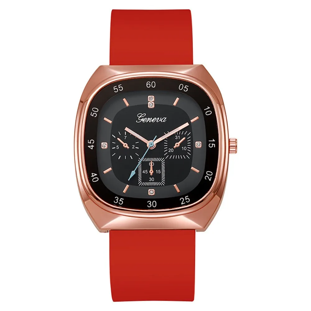 

Новые повседневные наручные часы, простой силиконовый ремешок, кварцевые часы, электрические часы для студентов