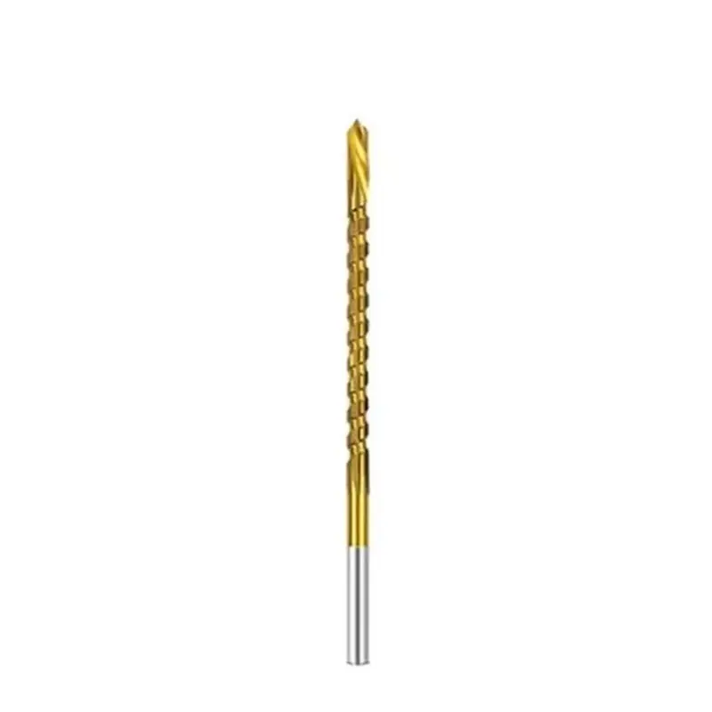 

3Mm Titanium Coated Drill Bit Spiral Jagged Saw Drill Bit Composite Drill Bit Twist Drill Bit-[A04I Tools]