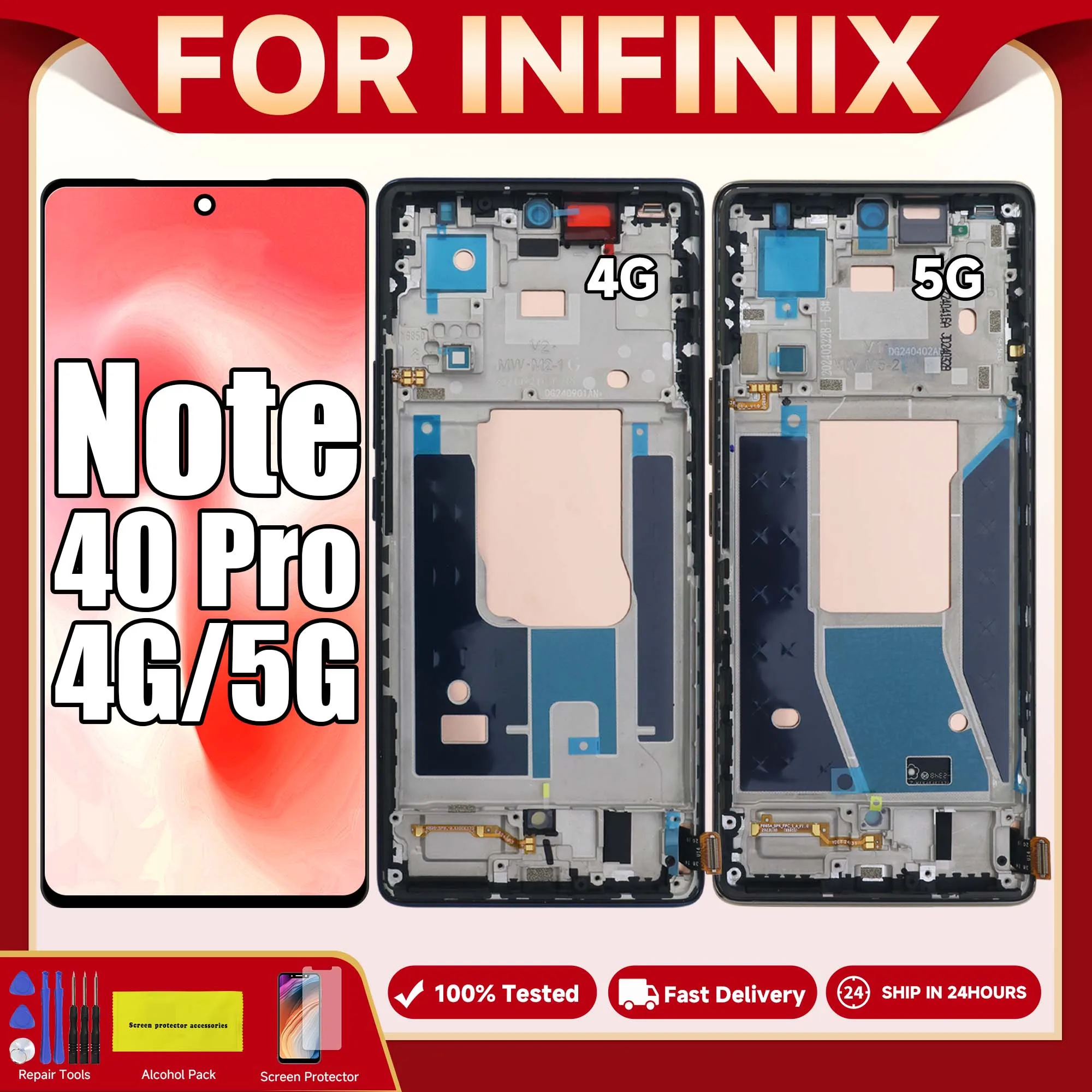 678-high-quality-lcd-for-infinix-note-40-pro-4g-5g-x6850-x6851-display-touch-screen-digitizer-assembly