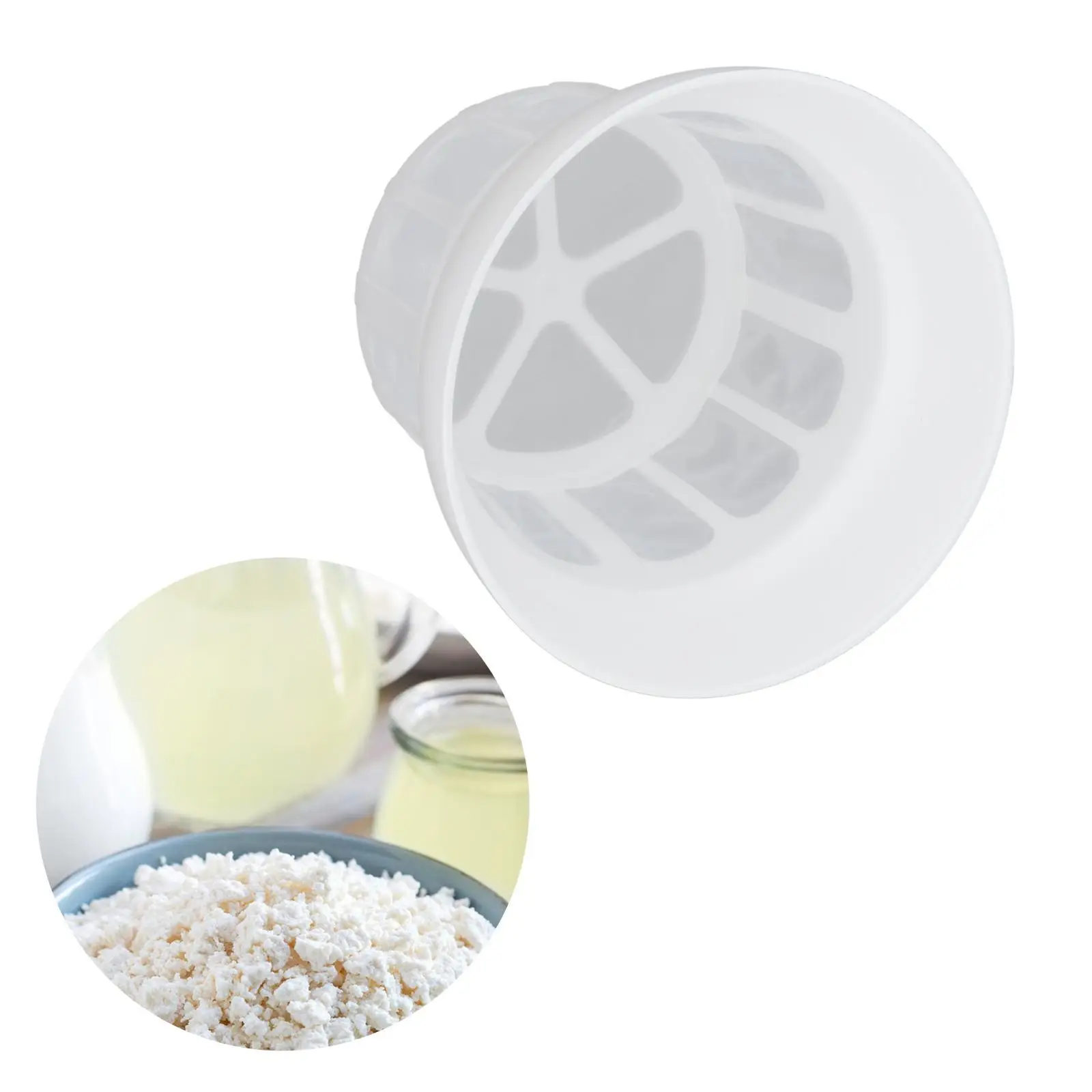 

Food Yogurt Mesh Sieve Food Strainer Cheese Maker Colander Whey Separator Yogurt Strainer for Yogurt Milk Maker Kitchen Tool