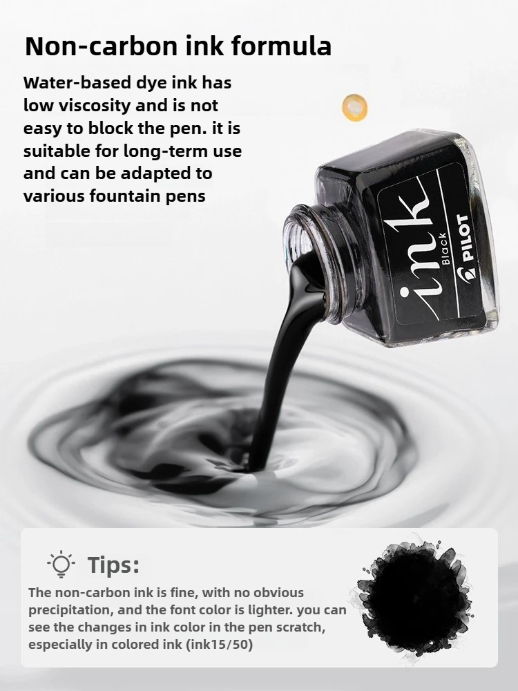 Pilot 30 Colors 350/30ml Fountain Pens Ink Pen For Dip Pen Colored Glass Bottled Ink For JINHAO Stationery Office School Supply