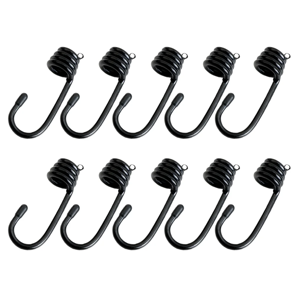 

10 Pcs Multipurpose Wire Spring Hangers Iron Universal Cord Hooks