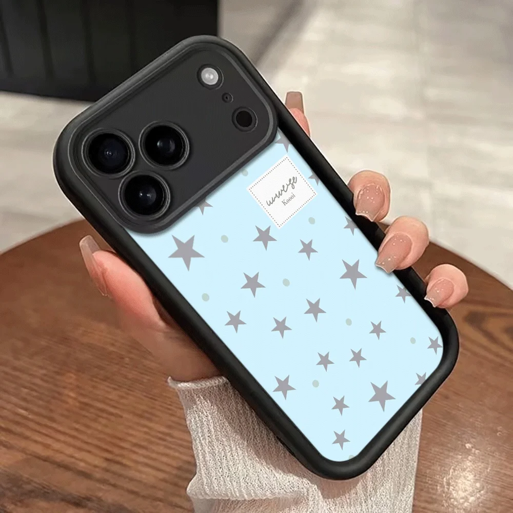 Hellblaue Silberstern-Handyhülle mit Trageschlaufe für Samsung Galaxy Note 20 Ultra S24 S25 S26 Plus S24 FE S23 S24 S25 Ultra Cover – Detail 6