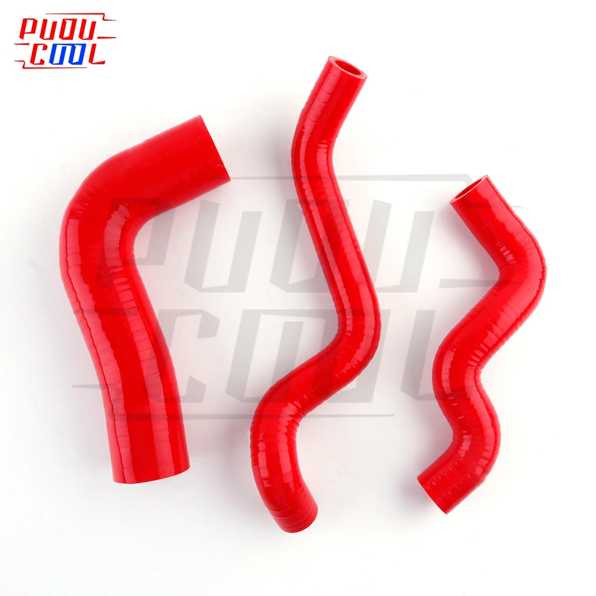 3Pcs Radiator Cooling Upper Hoses For BMW E60 E61 5-Series 525i 528i 530i 2002-2010 Piping Tube Set