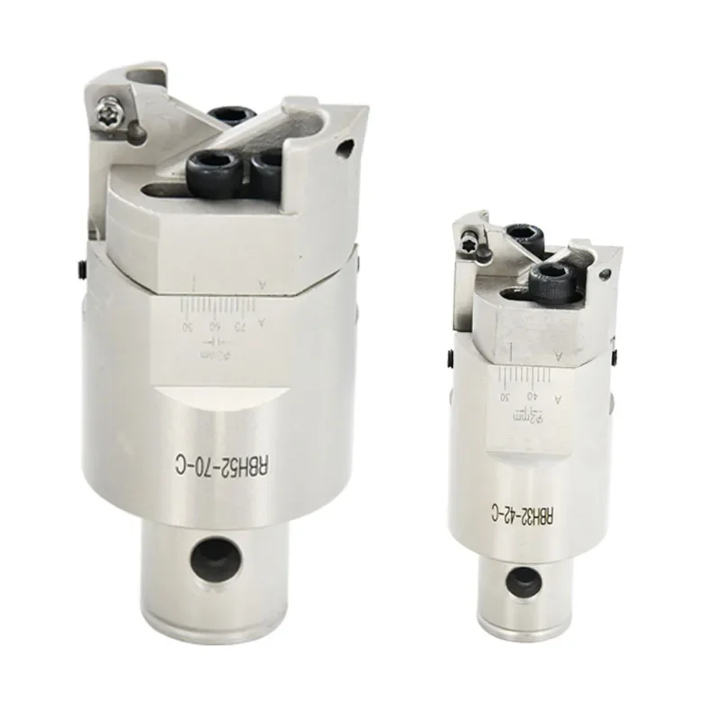 Cabezal de mandrinado CNC multiuso RBH52-70, cabezal de mandrinado de desbaste de doble broca indexable RBH