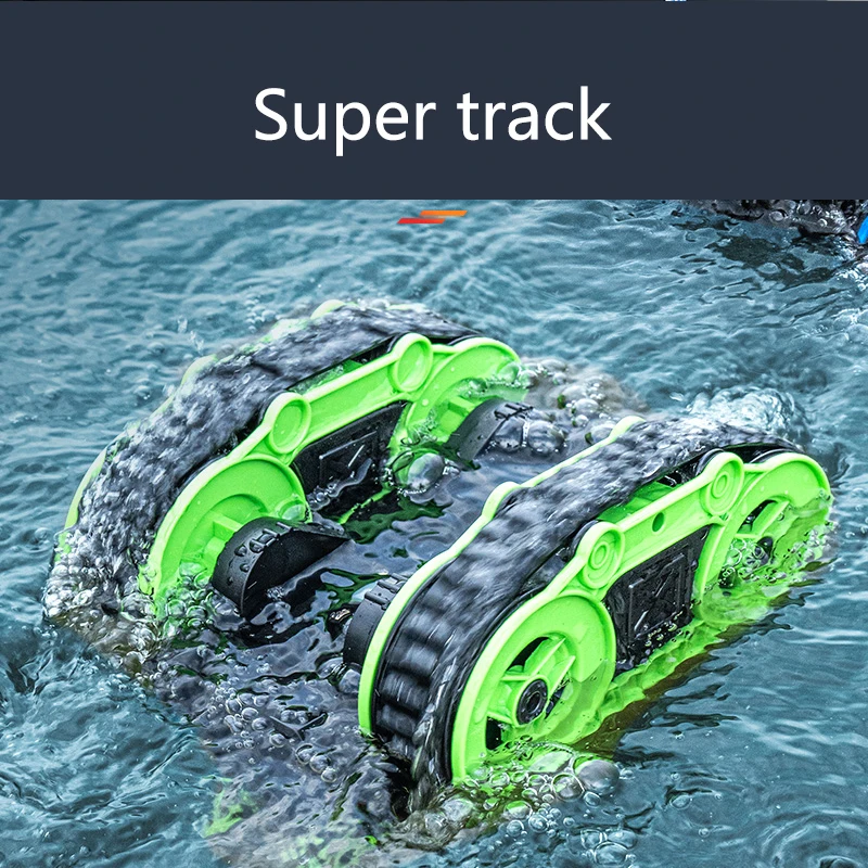Carro de controle remoto anfíbio, veículo off-road de escalada com tração nas quatro rodas, carro, brinquedo infantil, carro de corrida elétrico para meninos, presente