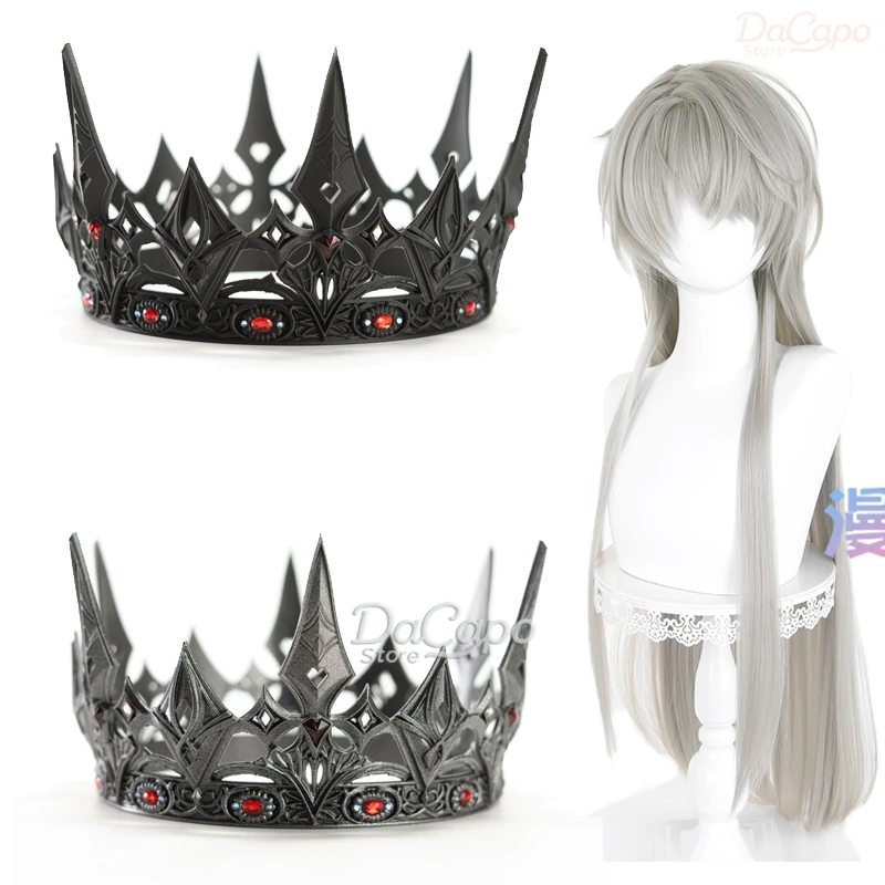 الحب والمساحة العميقة Moonfall Lightbringer تاج Xavier تأثيري الدعامة زوجين تيارا ملك الظلام تاج الرجال النساء الملحقات #2