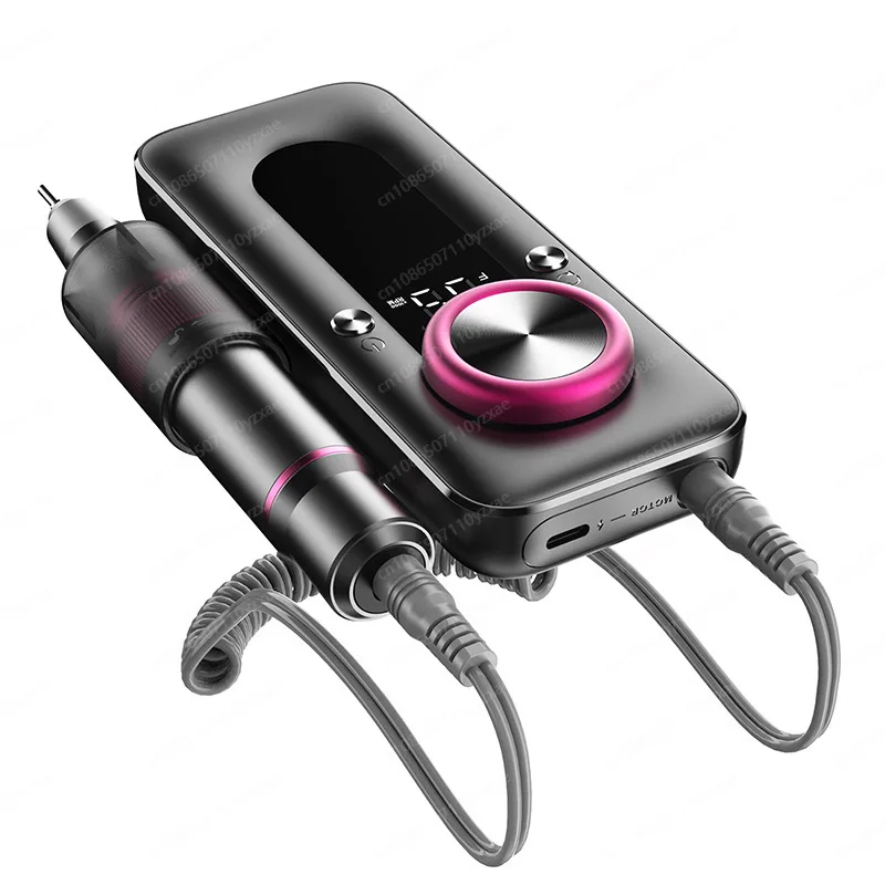 Newly upgraded portable nail polisher 45000 turn nail polisher professional manicure rechargeable nail polisher cross-border