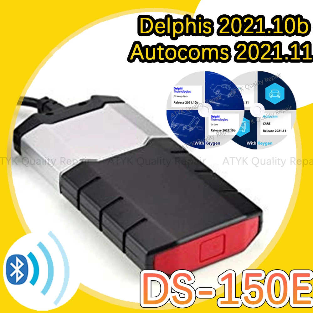 

2024 DS-150E Bluetooth with keygen del-phi2021.10b Auto-com2021 ds-150e obd2 scanner diagnostic pour voit inspection tools auto