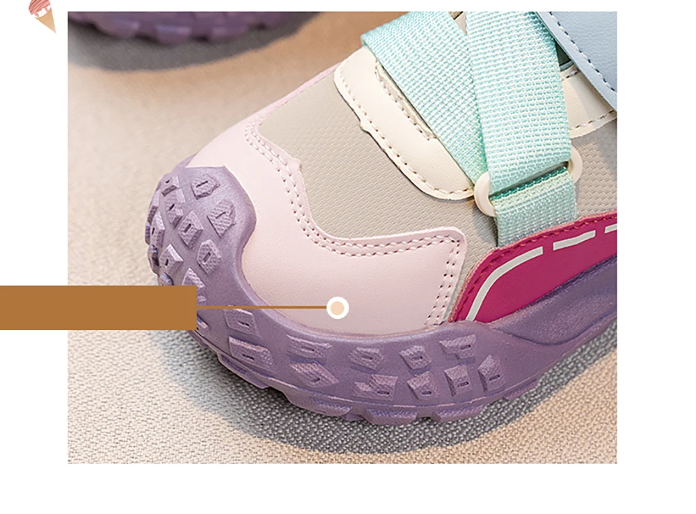 أحذية رياضية شتوية للأطفال سميكة دافئة أفخم الثلوج الأحذية بولي Leather جلد مقاوم للماء الصبي الفتاة أفخم التمهيد الشتاء أحذية رياضية للأطفال #2