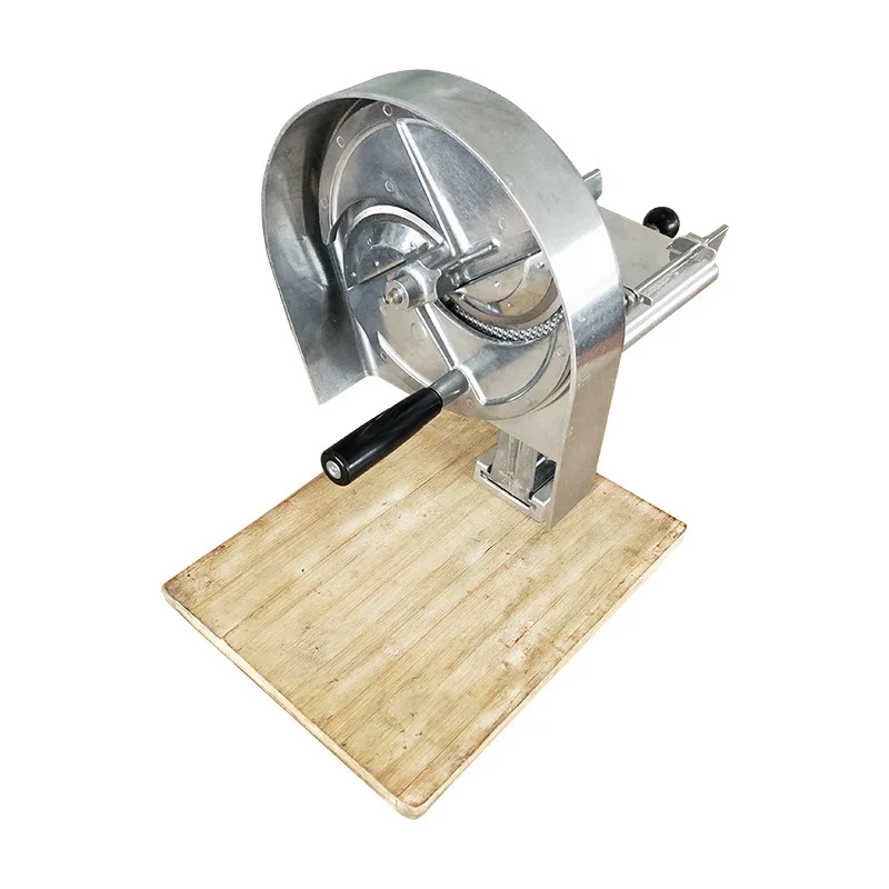 &For Home Kitchen Commercial Vegetable Slicer Manual Cutter Machine Upsized Slice Fruit Cabbage Potato Stainless Steel