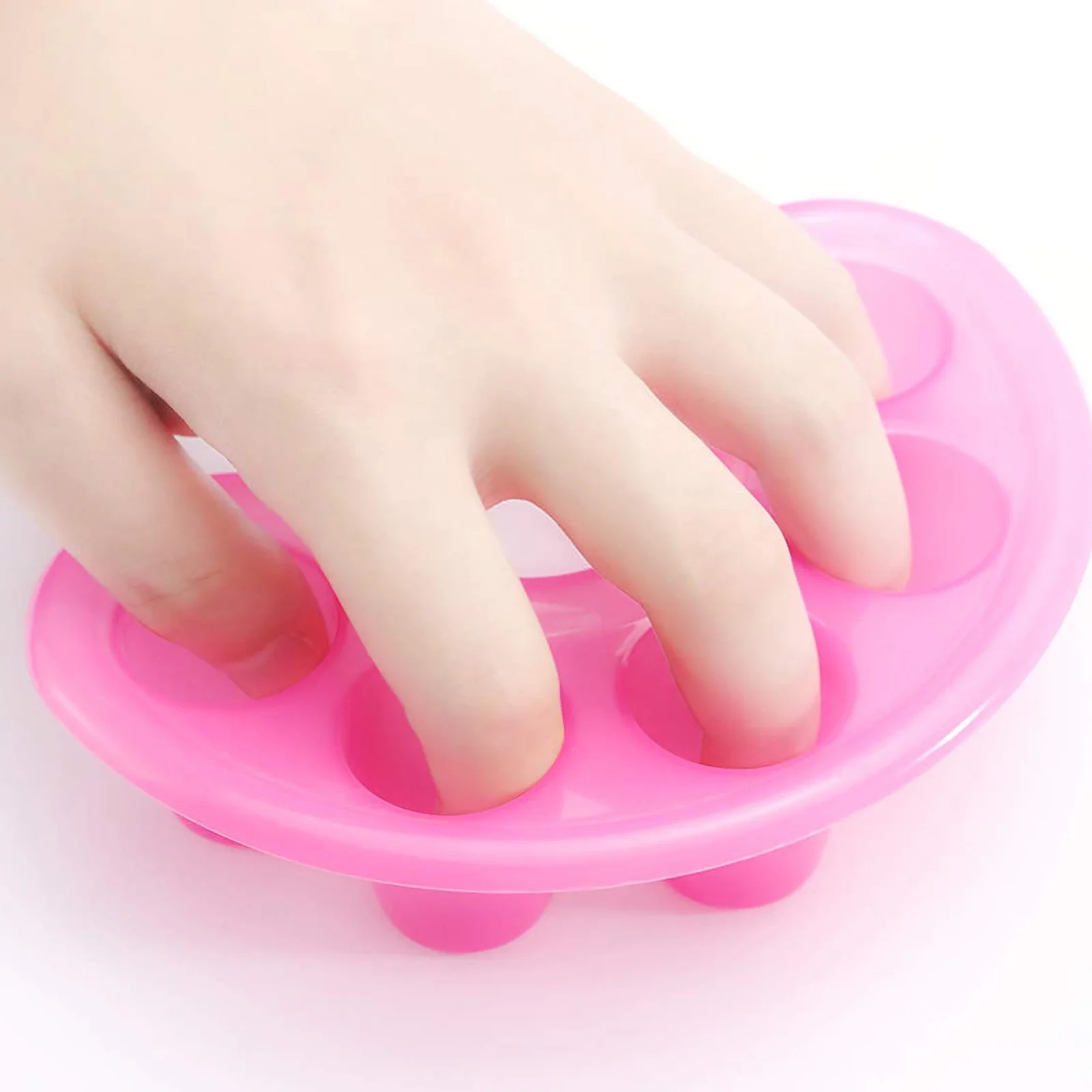 2-teilige Maniküre-Hand-Einweichschüssel aus PP-Material, leichte, tragbare Nagelbehandlungsschüssel zum Entfernen falscher Nägel, Nagelhautentweichung