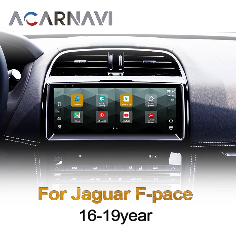 

10.25 Inch Android 10 128G Carplay Auto Car Radio For Jaguar F-pace 2016-2019 Car DVD Player Auto GPS Navigation Recorder