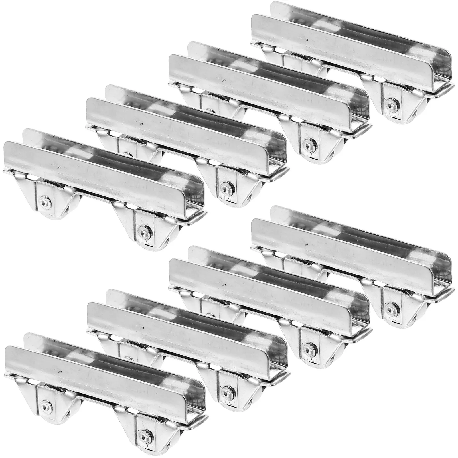 16Pcs Sliding Glass Door Roller Steel Wheel Bearing Smooth Silent Pulley for Patio Cabinets Drawers Window Hardware