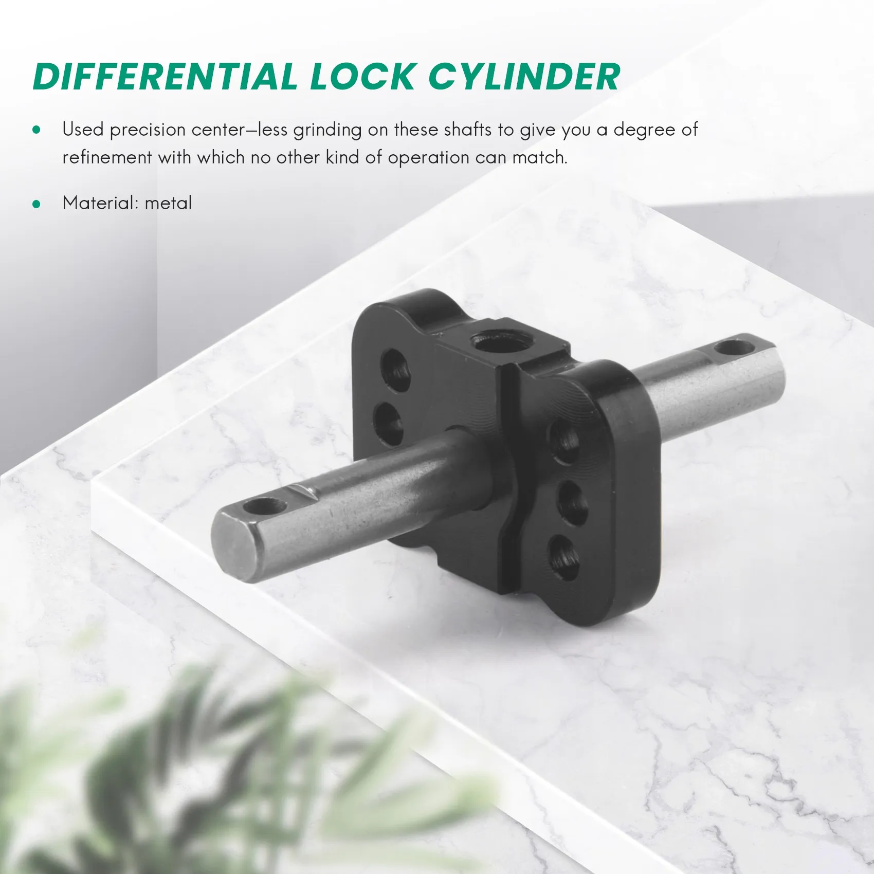 BAAA-Differential Locker Spool Diff Lock Spool for Traxxas Slash Rustler Stampede 2Wd Bandit TE125 RC Car,Black