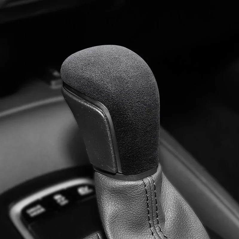 

For Toyota Corolla Levin 2019 2020 2021 2022 Auto Interior Decoration Suede Stick Shifter Gear Lever Sheath Cover Shell