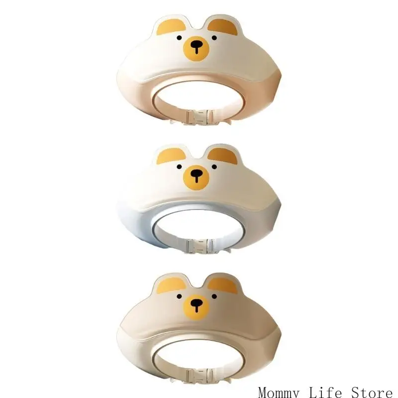 

Baby Shower Caps Protective Hat for Kids, Cartoon Bathing Hat for 6 Months to 6 Years Infants Eye and Ear Protections