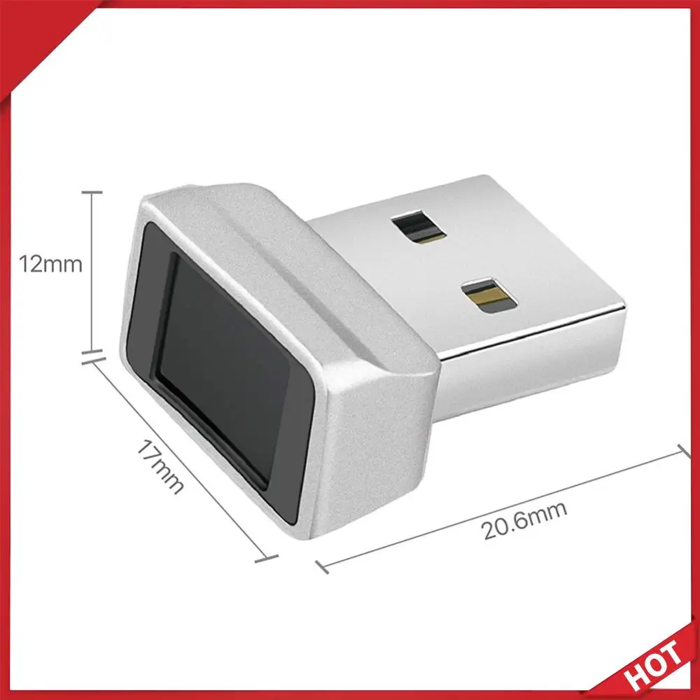 

USB Fingerprint Reader Module Scanner for Windows 10 Hello PC Laptop Fingerprint Reader Password-Free Login
