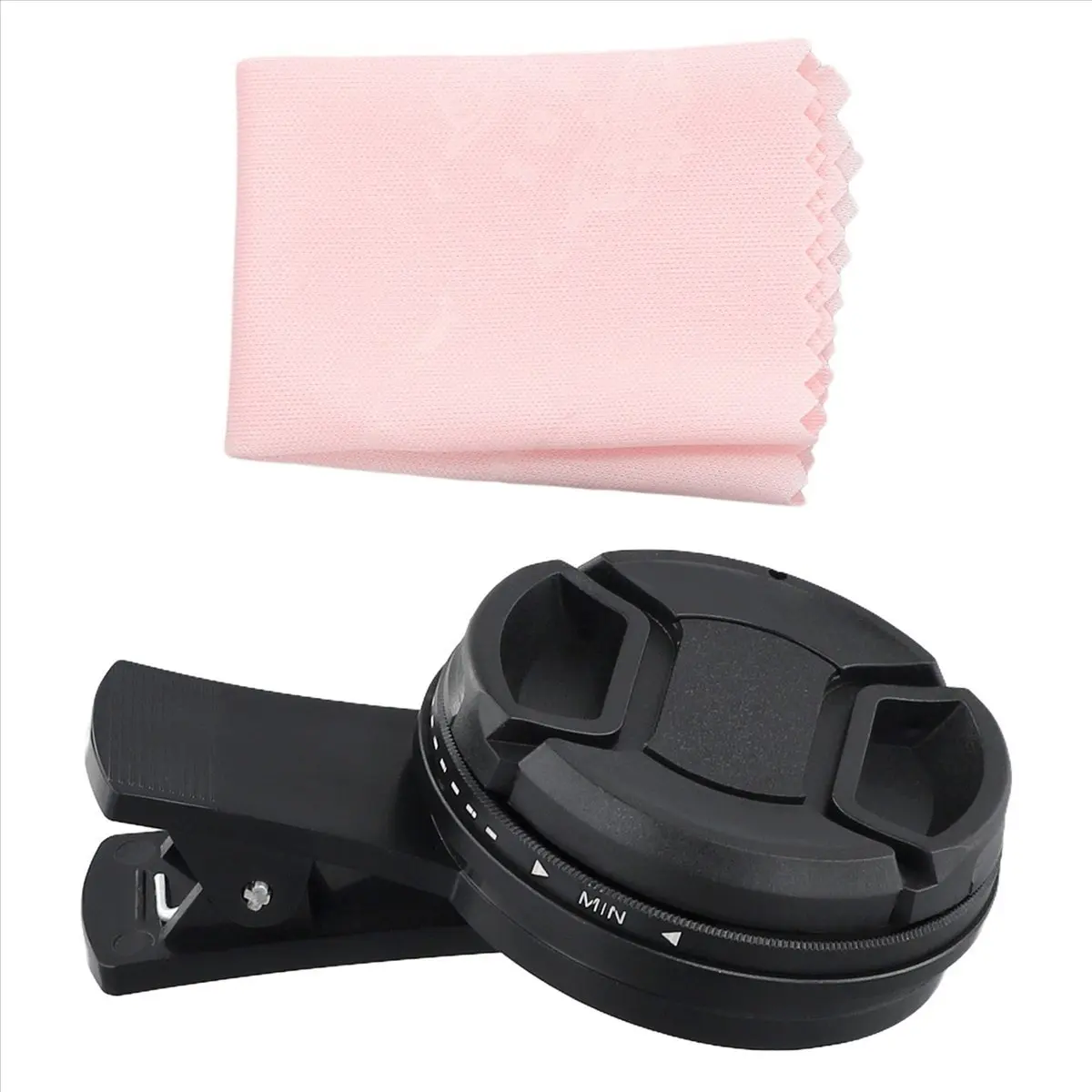 [2026 Trend]52mm Phone Lens Filter with Clip for Smartphone Universal ND2-400 Variable Filter for Mobile Phone Camera Lens