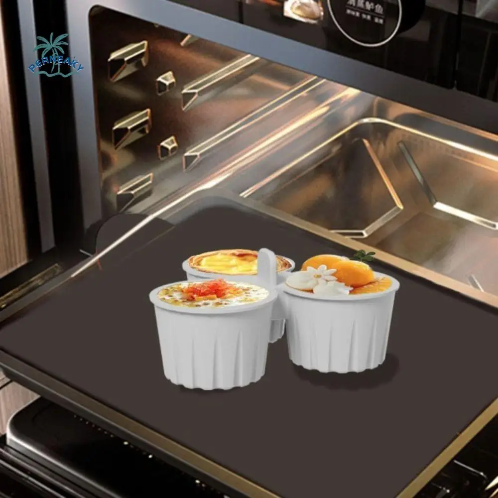 Molde para huevos al vapor, freidora de aire de 3 rejillas, taza para hornear, freidora de aire antiadherente de silicona, molde para huevos DIY, sartén para muffins reutilizable para desayuno