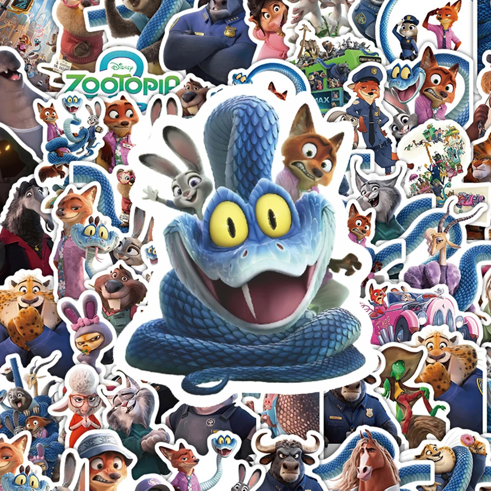 10/30/50 قطعة Kawaii أرنب جودي أنيمي Zootopia 2 ملصقات مضحك الفيلم ملصق Skateboard بها بنفسك سكيت الهاتف الغيتار لطيف الكرتون الشارات لعبة #1