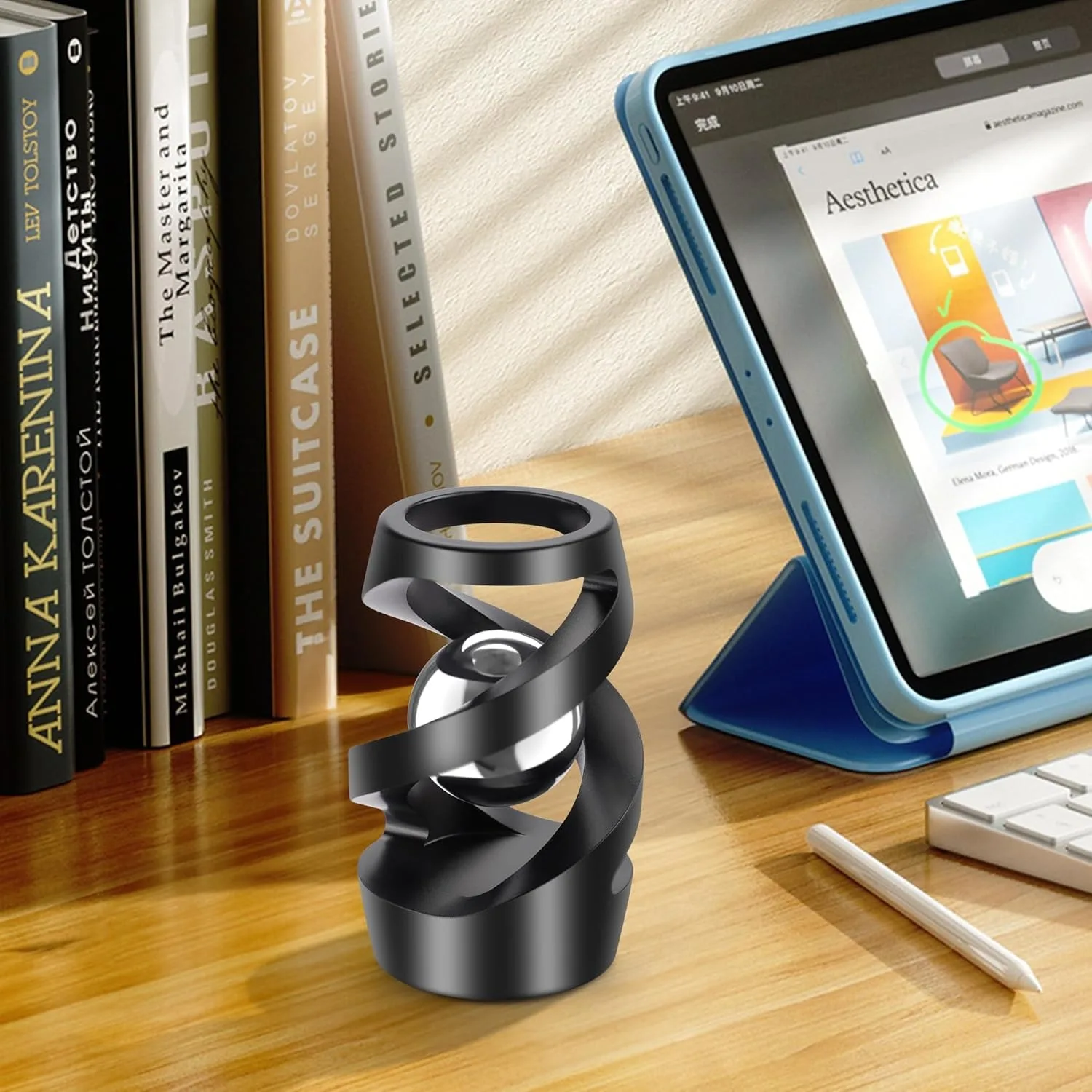 Suspended Spinning Top With Visual Effect Stress Relief Focus Tool Adults Kids Suspended Gyroscope Fidget Spinner Fidget Toy