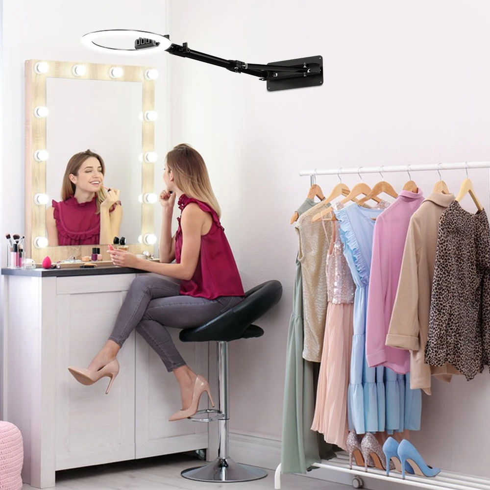 SH 18-Inch Led Ring Light Fill Light With Bracket Usb Charging Suitable For Live Broadcast Fill Light Photography Studio