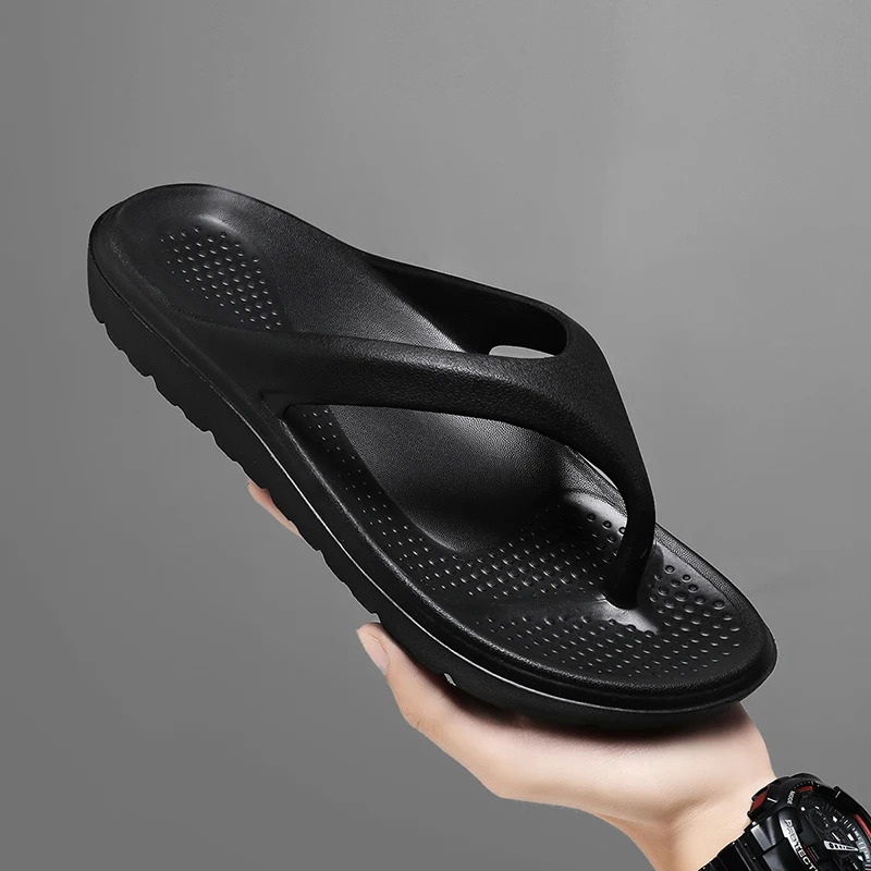 Chanclas para Hombre, Minimalistas, Elegantes, Planas, de una Sola Tira, Suela Suave, para Uso Diario, Playa, Verano
