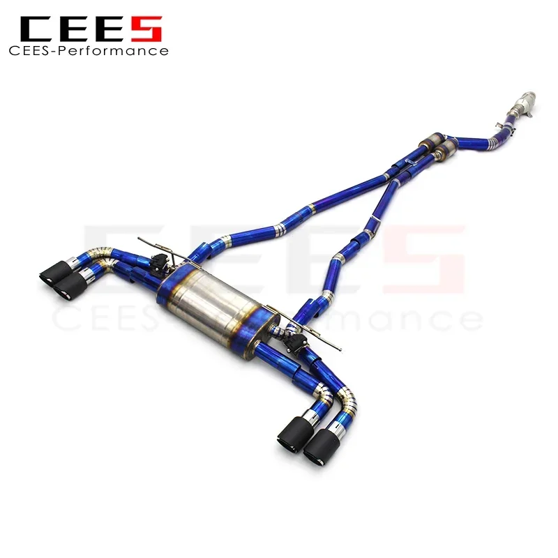 cees Catback Exhaust with Downpipe System for BMW 540 540i 3.0T Titanium Alloy Full Set Exhaust Pipe Tuning Auto Parts Systems