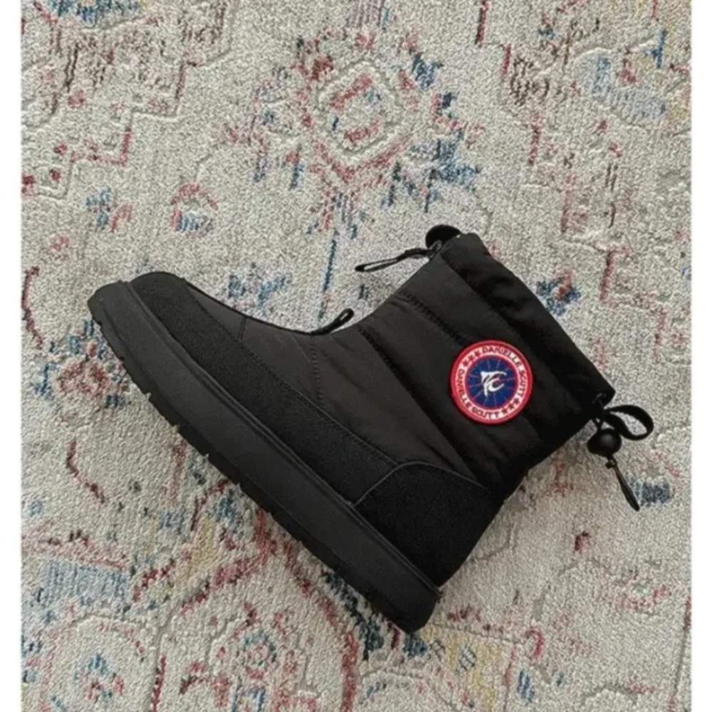 

2026 Winter New Women's Thickened Cotton Shoes with Fleece Lining for Warmth and Anti-slip Durable Bottom; Free Shipping