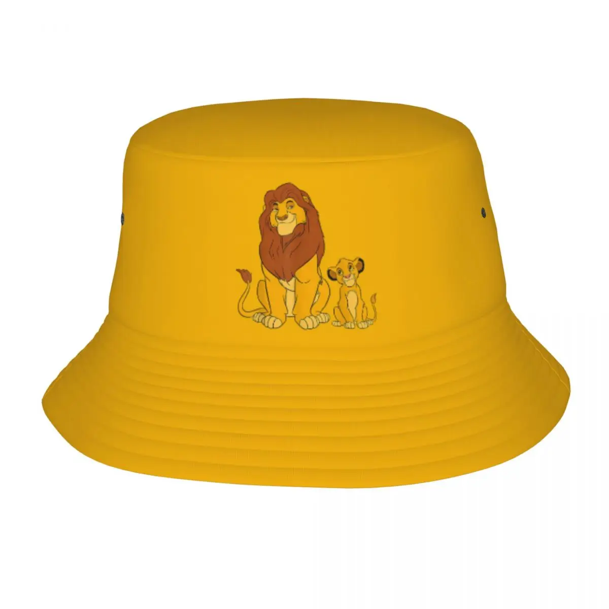 

The Lion King Bucket Hat for Men Women Travel Young Simba and Mufasa Field Hat Packable for Sport Fishing Caps Panama Hat