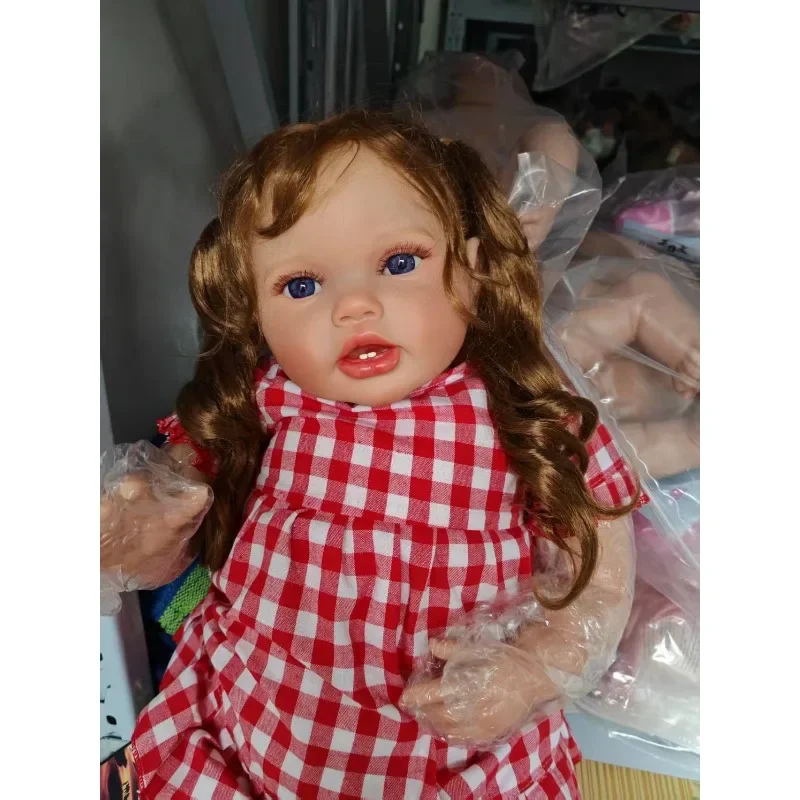 24inch 60cm Reborn Baby Toddler Lottie  Princess Girl lifelike Soft Touch 3D Skin Art Doll