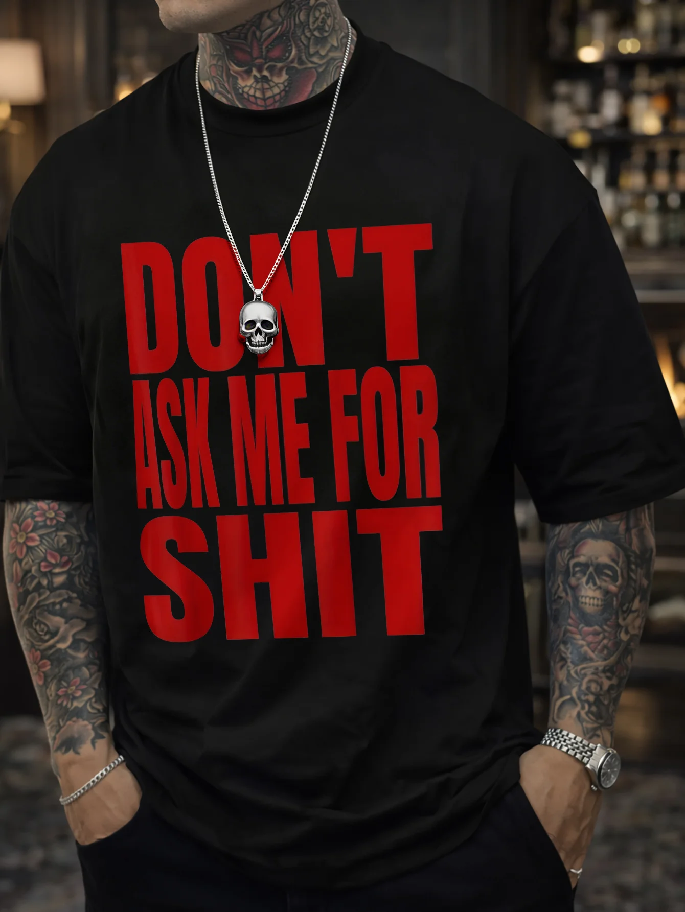 Men's Statement T-Shirt with 