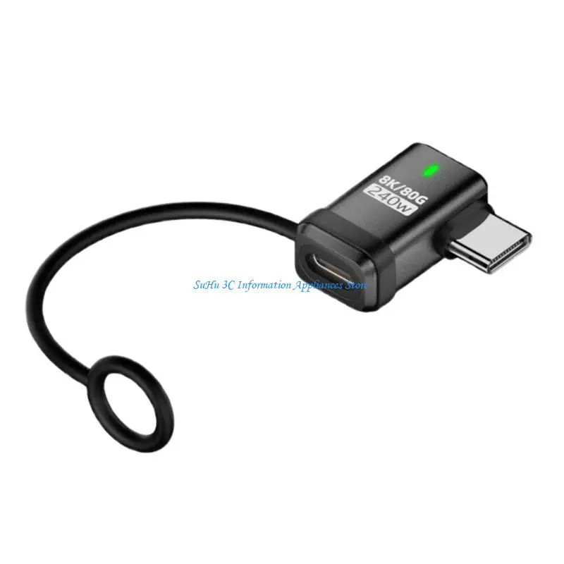  Heavy Duty USB4.0 Adapter 80Gbps Transmission Metal Shell Strengthened Durability Broad Compatibility No Driver Need