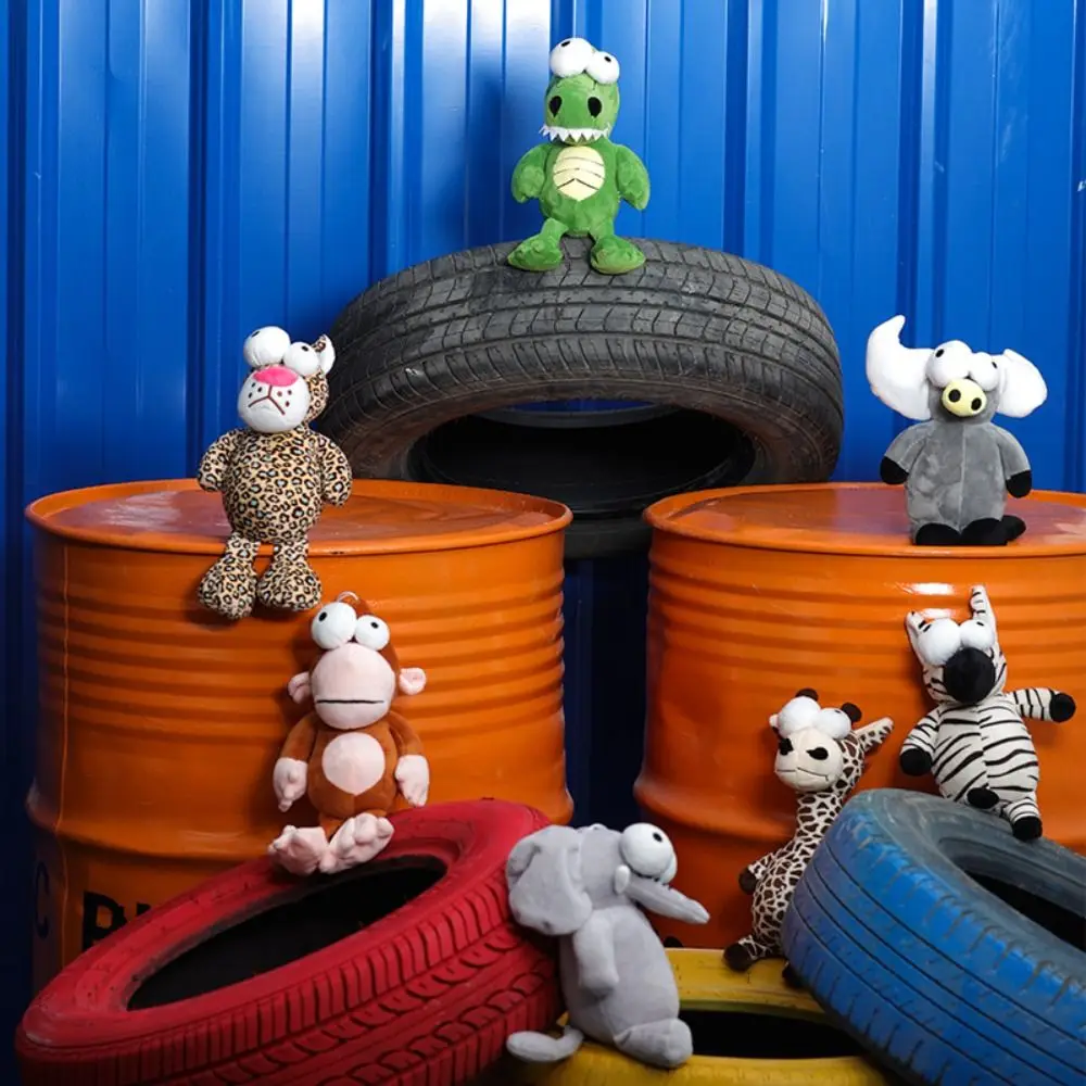 学生 子供 大きな目 森の動物 人形 キリン ぬいぐるみ 動物のおもちゃ ヒョウ 漫画 象 猿