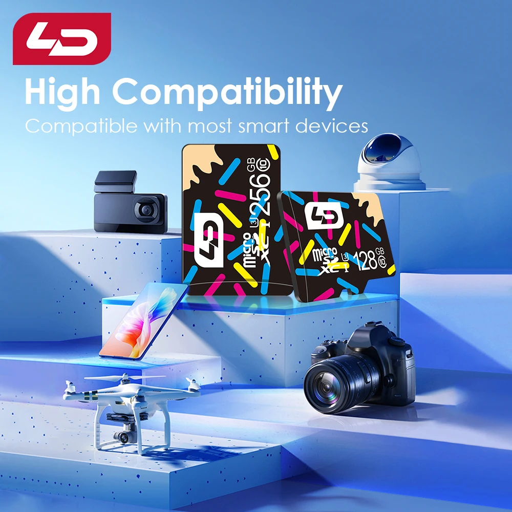 High-Speed Memory TF Card Micro SD Card 16GB, 4GB, 8GB Suitable for Tablets, Cameras, Phones, Laptops, Car Audio Systems