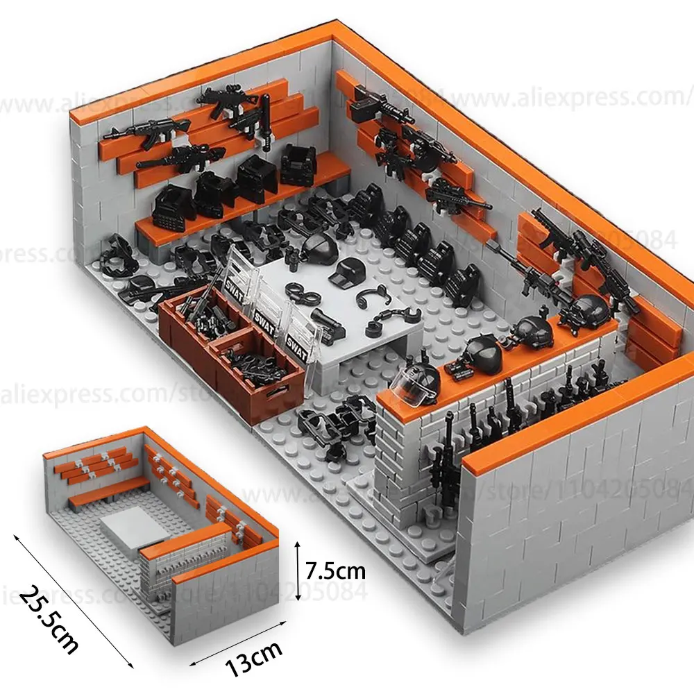 ทหารอาร์เซนอลพิเศษ FORCE WW2 ทหารทหาร Corp War Army MINI ปืนอาวุธรุ่น Building Block ของเล่น