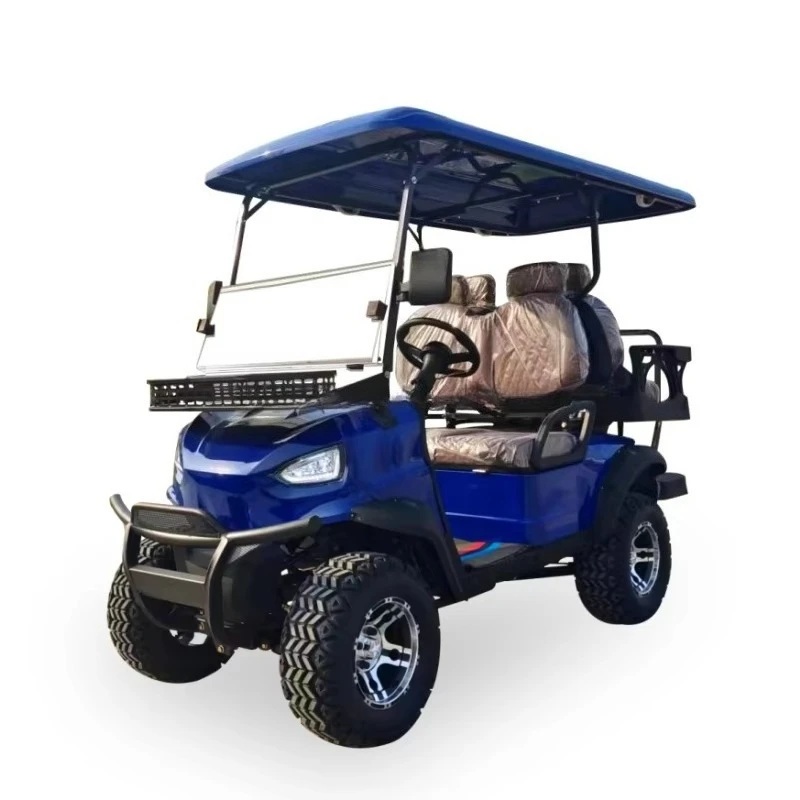 Durable 8 Seats Commercial Golf Cart Heavy-Duty Golf Trolley with Brake for Resort Golf Course and Commercial Transportation