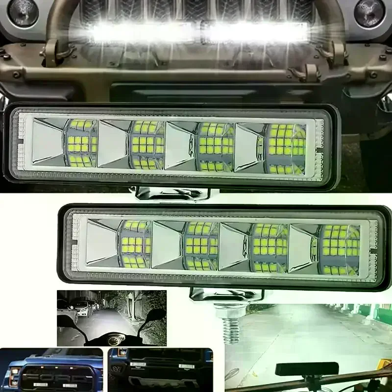 1PC 72W Car Work Light LED Bar 4x4 24 LED Worklight Bar Offroad SUV ATV Tractor Boat Trucks Excavator 12-60V Led Combo Beam