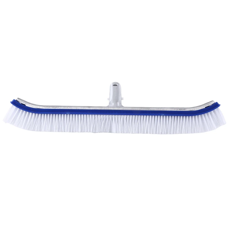 

1 Piece Swimming Pool Spa Cleaning Brush Head Cleaner Broom Bending Tool Swimming Pool Cleaning Equipment Blue