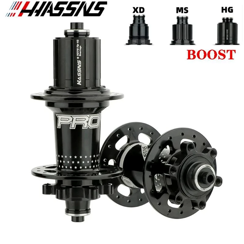 

Bicycle Sealed Bearings, Hub BOOST, 12x148mm, 15x110mm, 4 Sealed Bearings, 32H, HG, XD, MS, 8, 9, 10, 11, 12 Speed, HASSNS PRO7